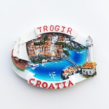 世界文化遗产城市克罗地亚特罗吉尔Trogir旅游纪念立体风景冰箱贴