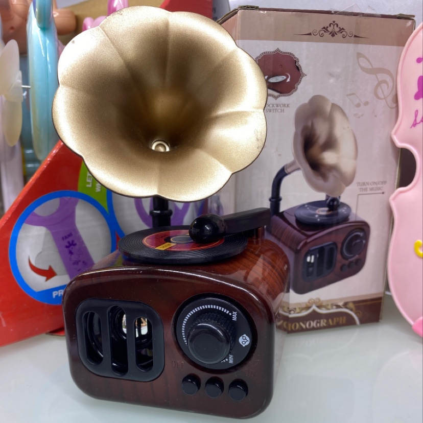小号留声机音乐盒