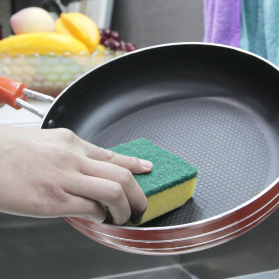 2片装百洁布海绵擦洗碗布刷碗厨房神器2元店货源地摊日用百货产品图