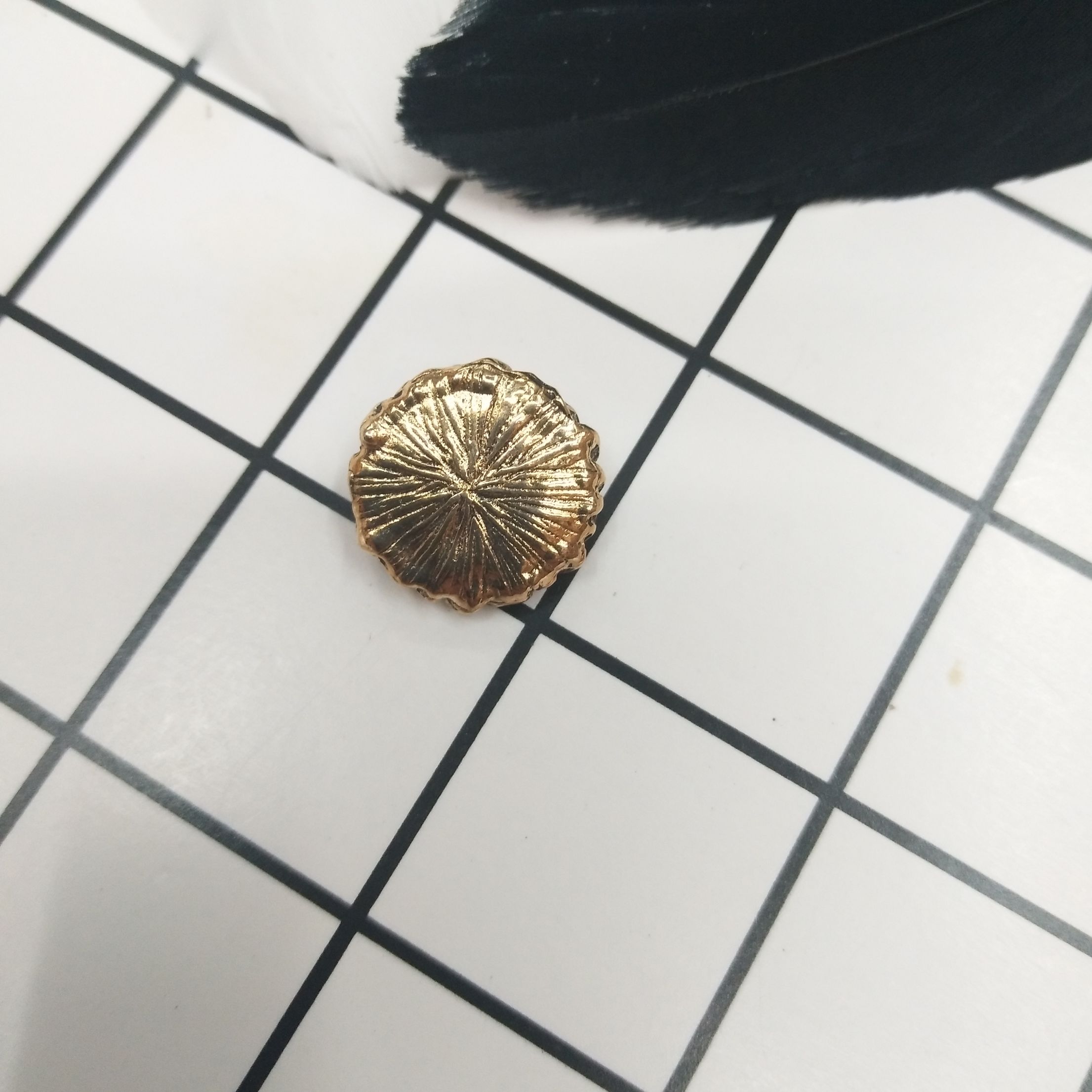 قطع غيار اللؤلؤ الرأس والأقراط بسبائك الزنك 100P/حزمة DY detail image 2