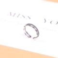 Double-layer retro silver ring for women, Korean version, personalized and fashionable open ring Xinmingyang Specification image