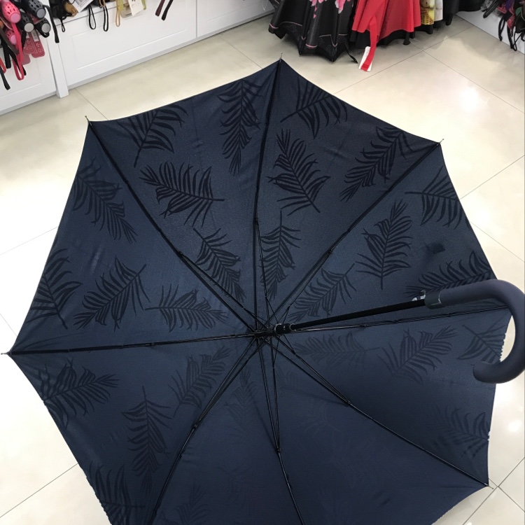 Item No. 1041 Long Umbrella With Water-Changing Feathers Specification drawing