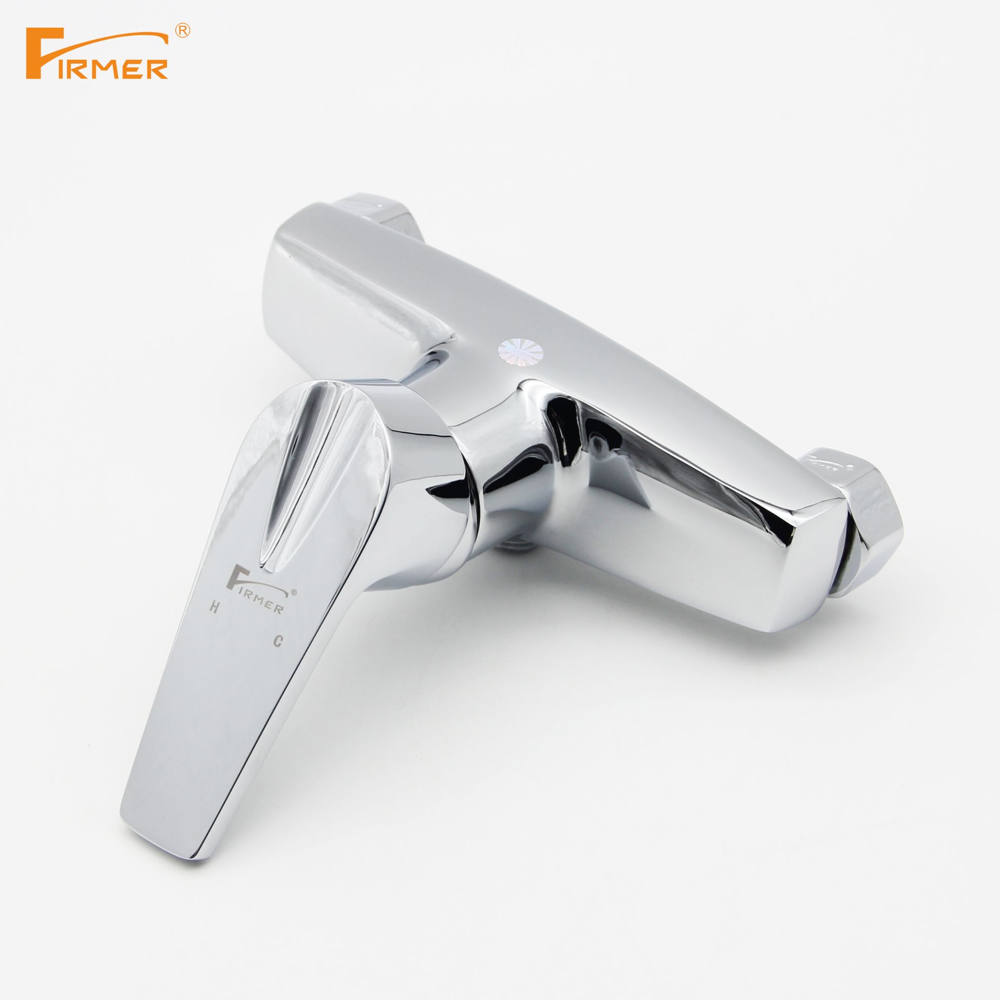 Firmer Bathtub Faucet Bathroom Shower Switch All-Copper Simple Showerhead Three-Way Water Valve