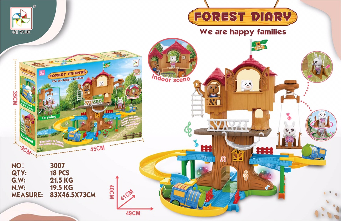 Electric track Forest House 3007