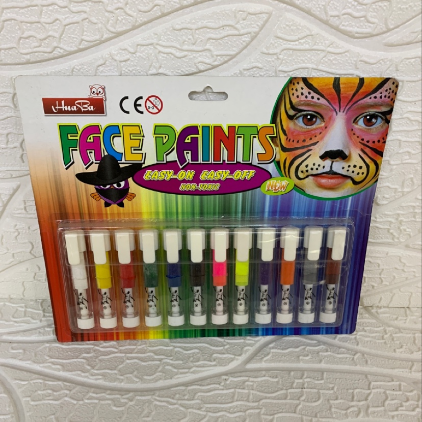 12 colors body paint, Halloween face paint, makeup paint