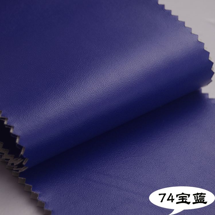 现货多色纳帕纹细纹人造革箱包皮具面料详情图15