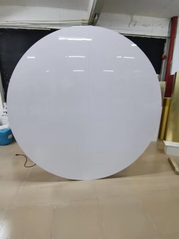 Acrylic Background Round Screen Wedding Props Selling Wedding Essential Auditorium Item Picture
