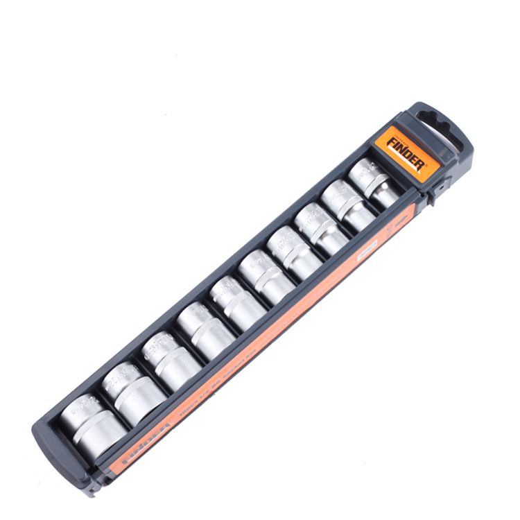Discoverer 10PC Socket Socket 1/4" Dr. Sockets Set