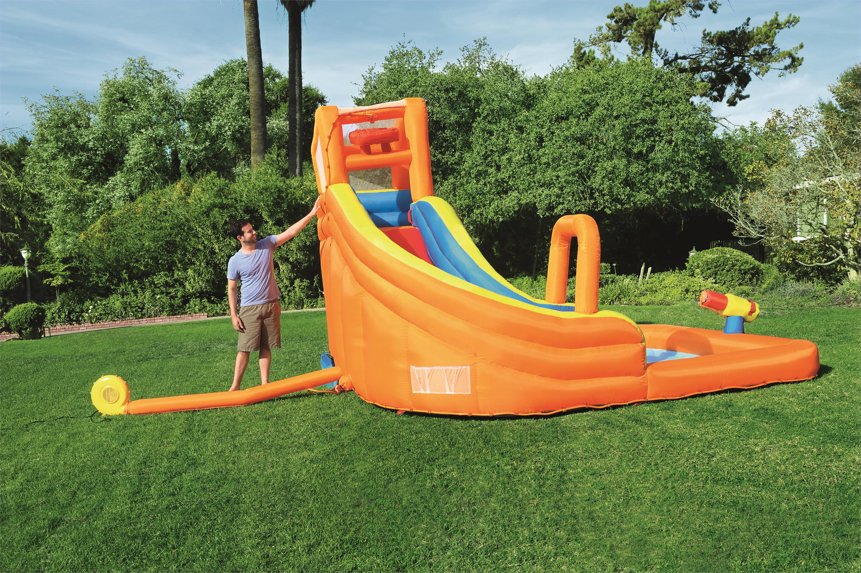 Bestway旋涡水浪水池公园 小型水上滑梯游乐场 儿童充气戏水乐园详情图12