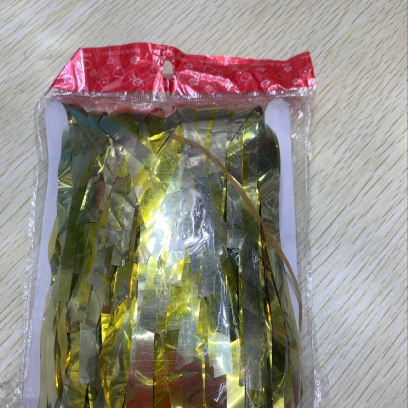 Wholesale of rain silk curtain and colorful strip party supplies