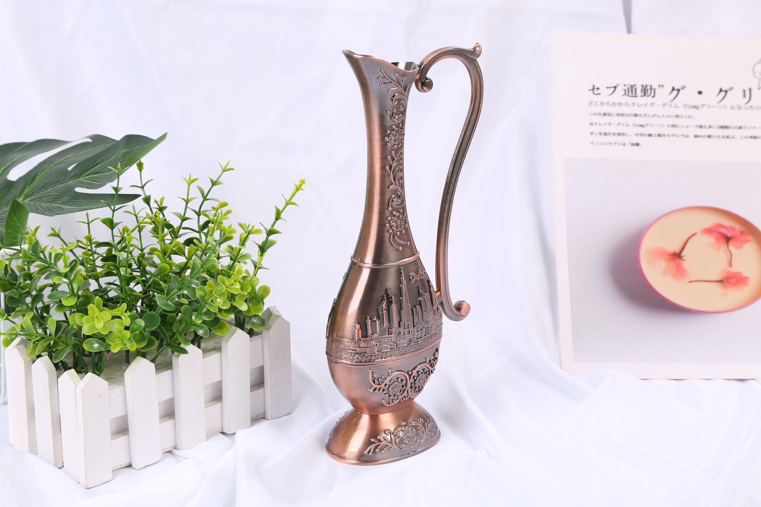 复古金属古锡青古铜红古铜花瓶北欧式锡器家居装饰品摆设花器摆件详情图2