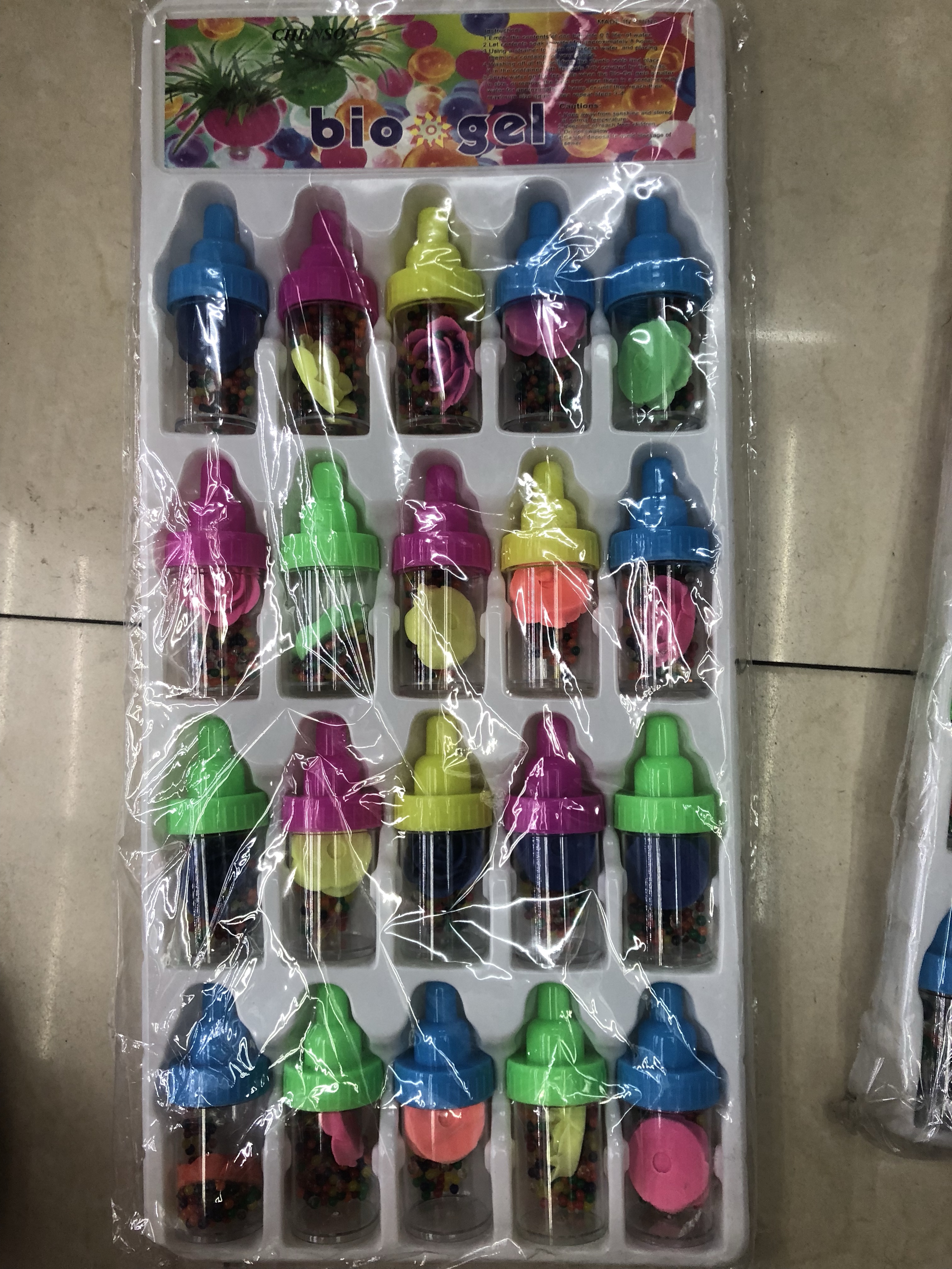膨胀奶瓶珠子加玫瑰花产品图