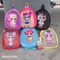 Plush toy schoolbag, backpack LOL, girl schoolbag, backpack, children's schoolbag, kindergarten backpack, student bag, cartoon toy bag details Picture