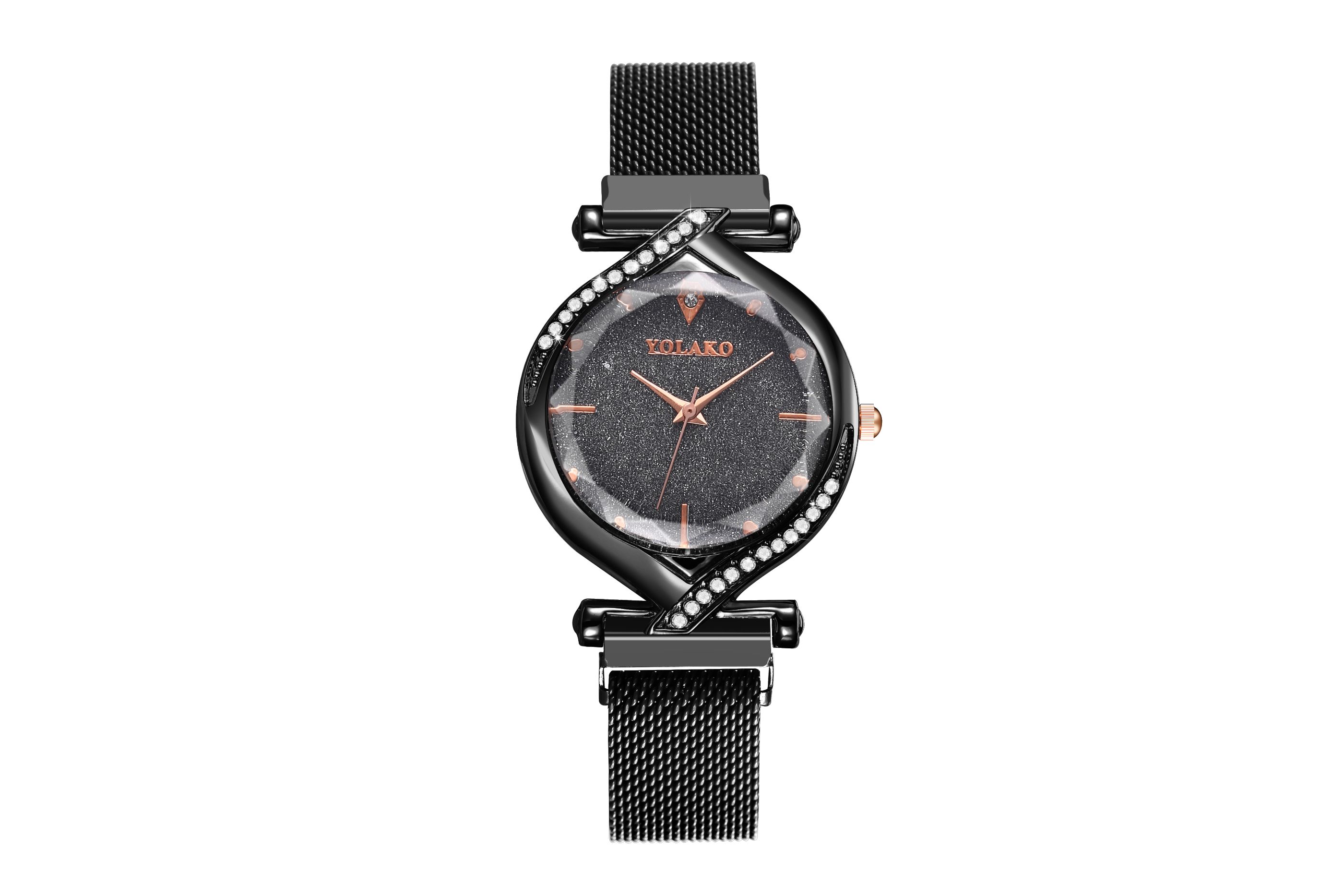 Oulaike multi-color trendy chain watch Specification image