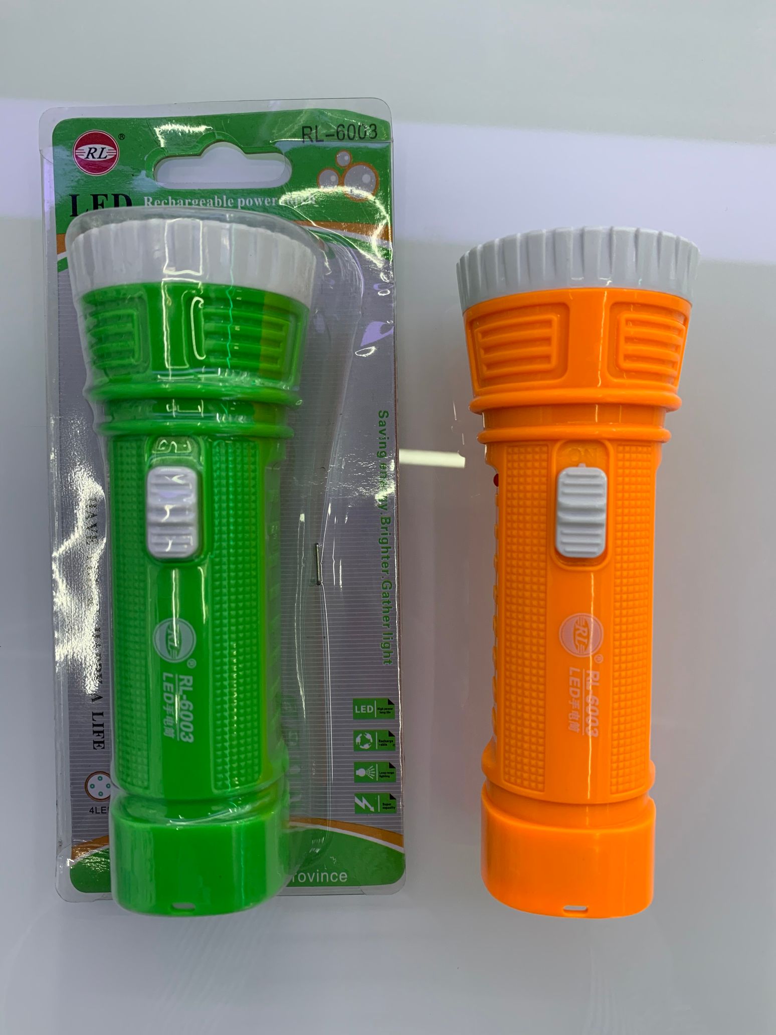 RL Solar Flashlight Plug-in LED LAMP RL-6003 RL-6001 thumbnail