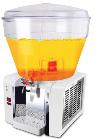 50L大圆单缸奶茶机 制冷喷淋商用冷饮机  搅拌型圆形饮料机 果汁机图