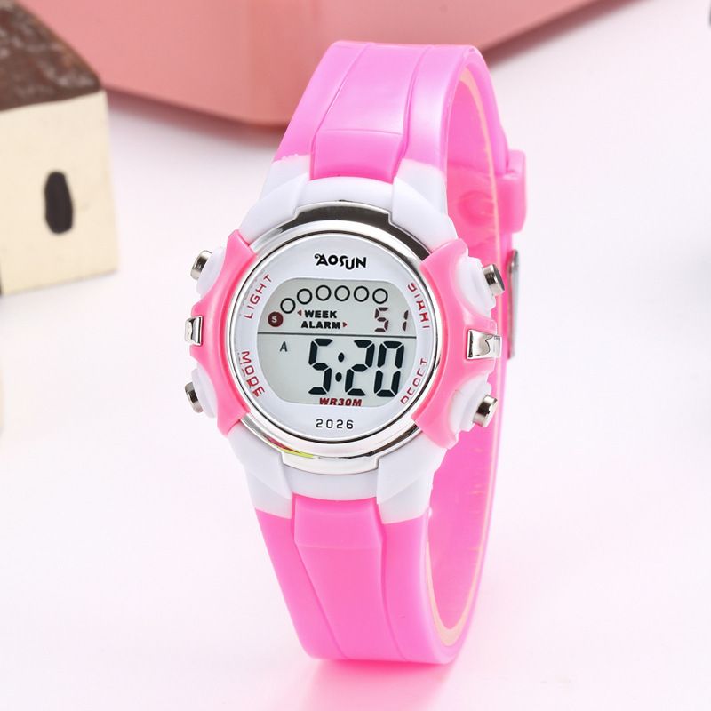 Luminous electronic watch detail image 8