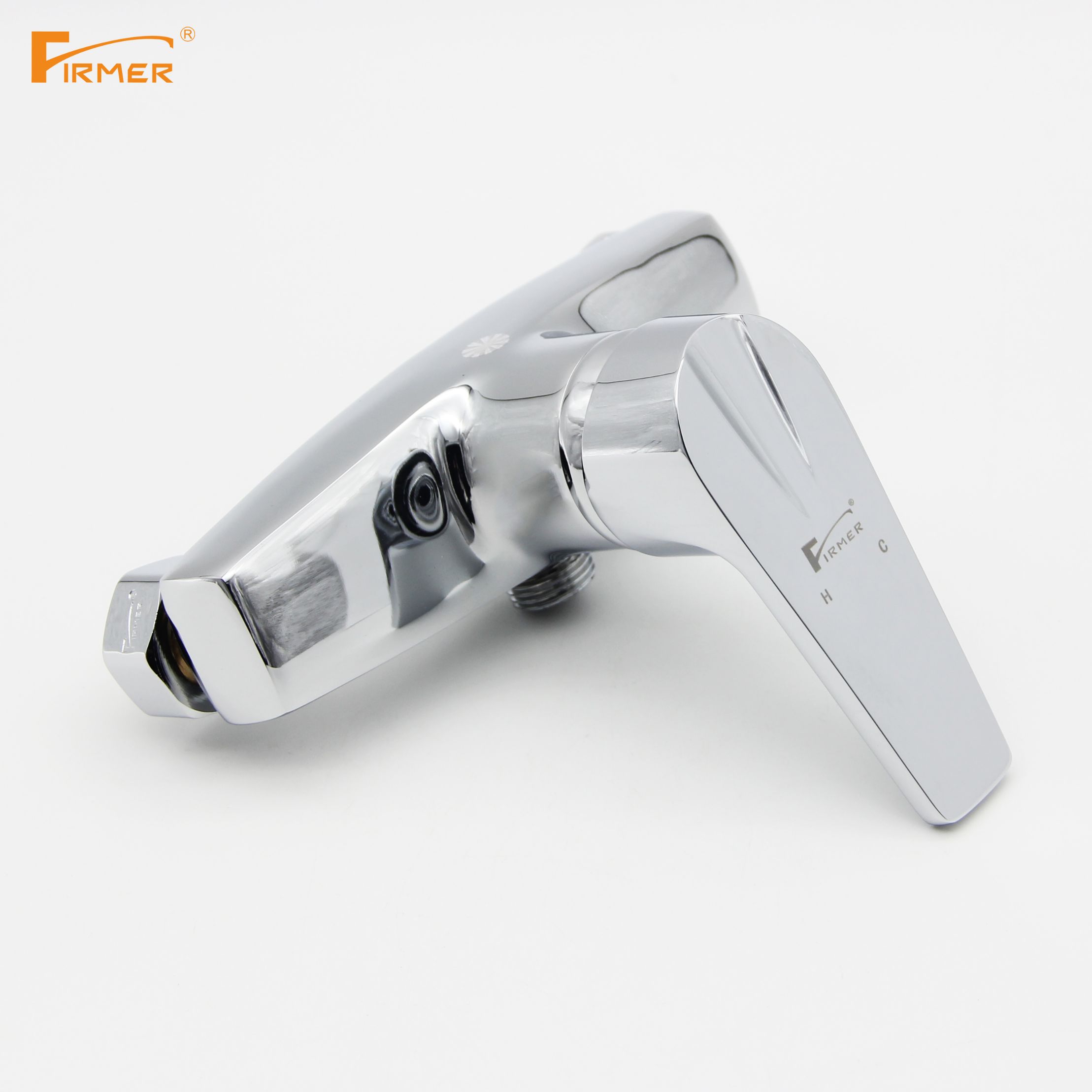 Firmer Bathtub Faucet Bathroom Shower Switch All-Copper Simple Showerhead Three-Way Water Valve details Picture