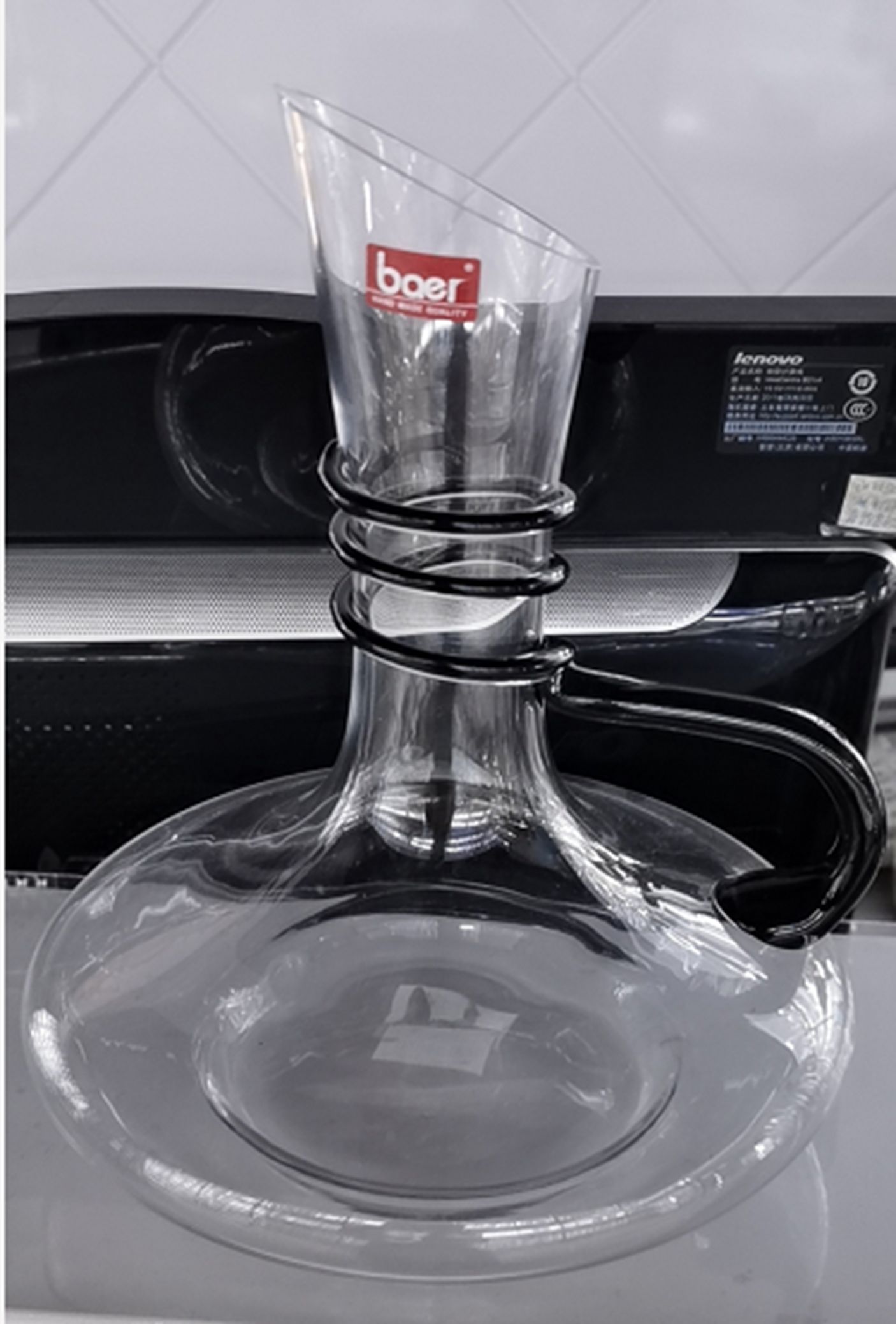 Yiwu Selection Bell crystal black decanter 1800ML/65535