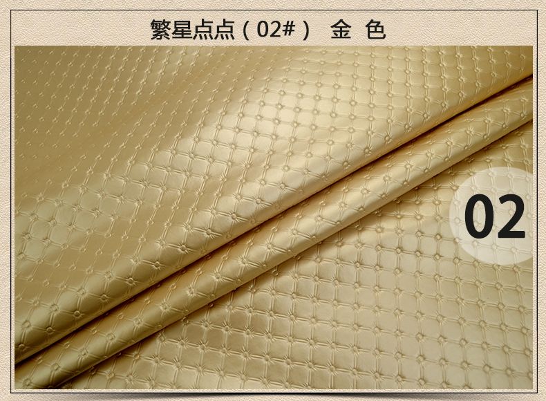 Artificial leather with small checkered pattern decorative leather 010 in stock detail image 8