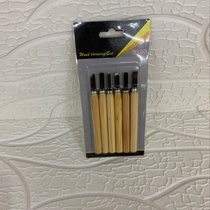 Set of 6 pieces, carving knife, woodcarving knife, carving knife, wood knife