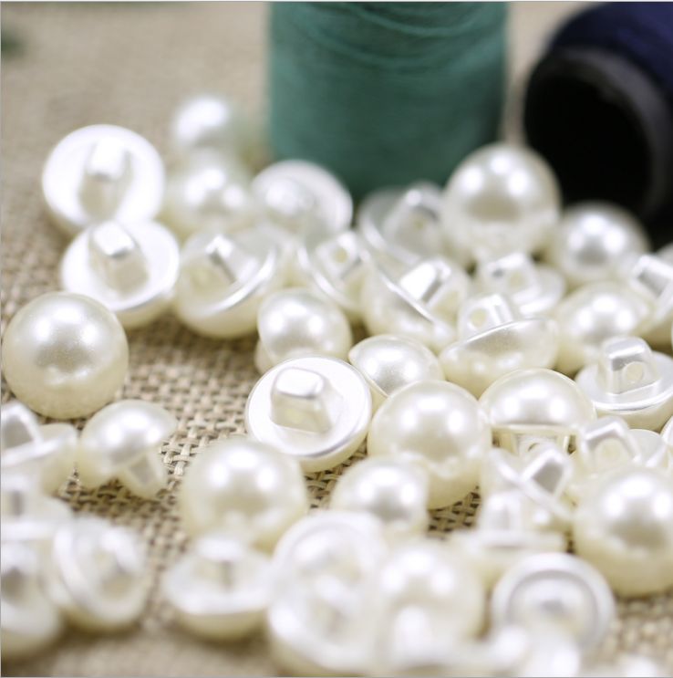 珍珠蘑菇纽扣10MM细节图
