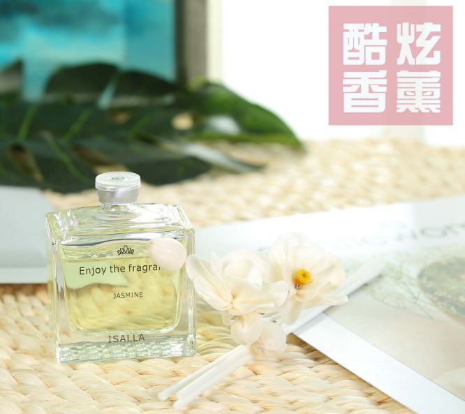 香薰液体香薰瓶装精油香薰干花方形瓶 出口韩国香薰细节图