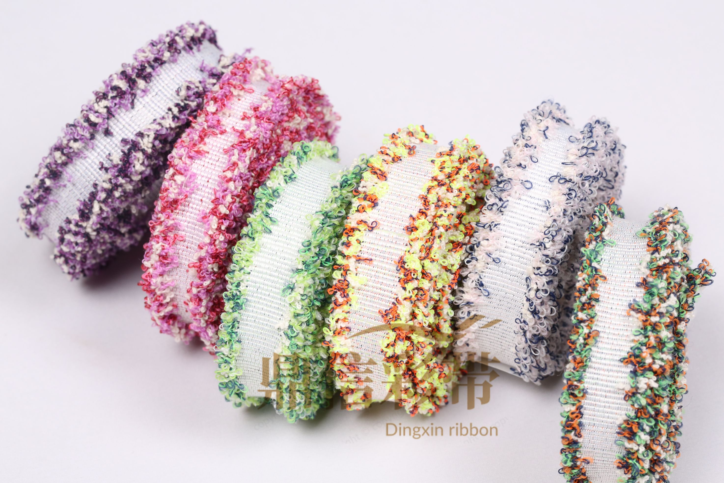 Dingxin ribbon color raw edge ribbon DIY handmade hair accessories bow ribbon material ribbon
