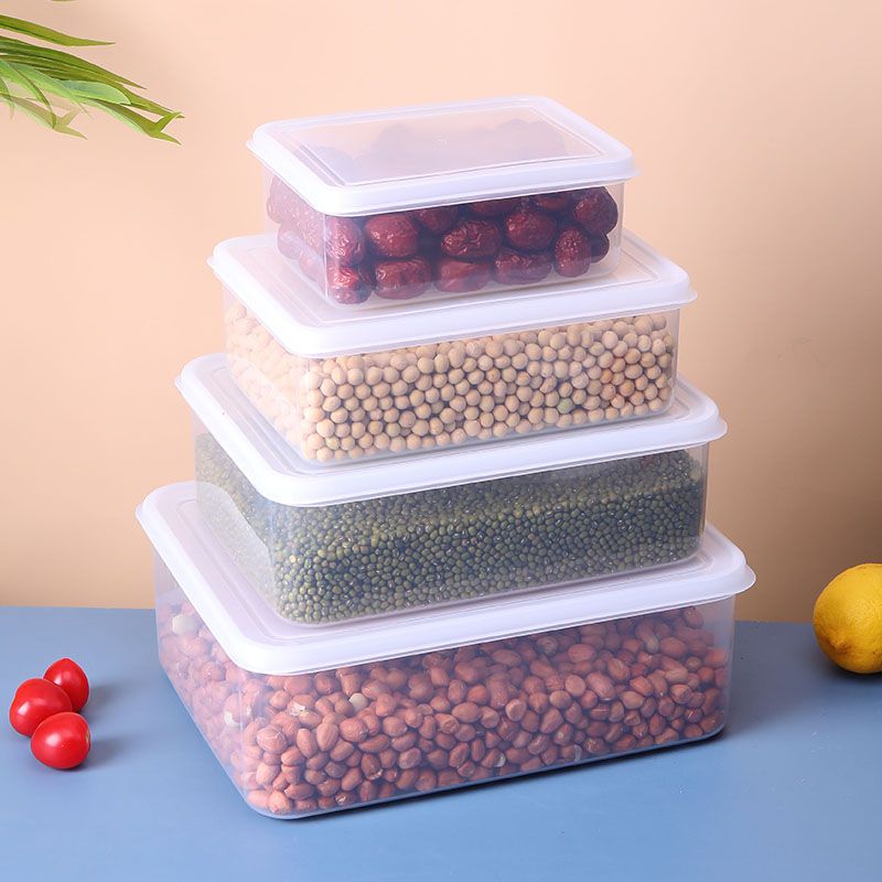 Wangfu Fresh-keeping Storage Box Four-piece Set 8089 details Picture