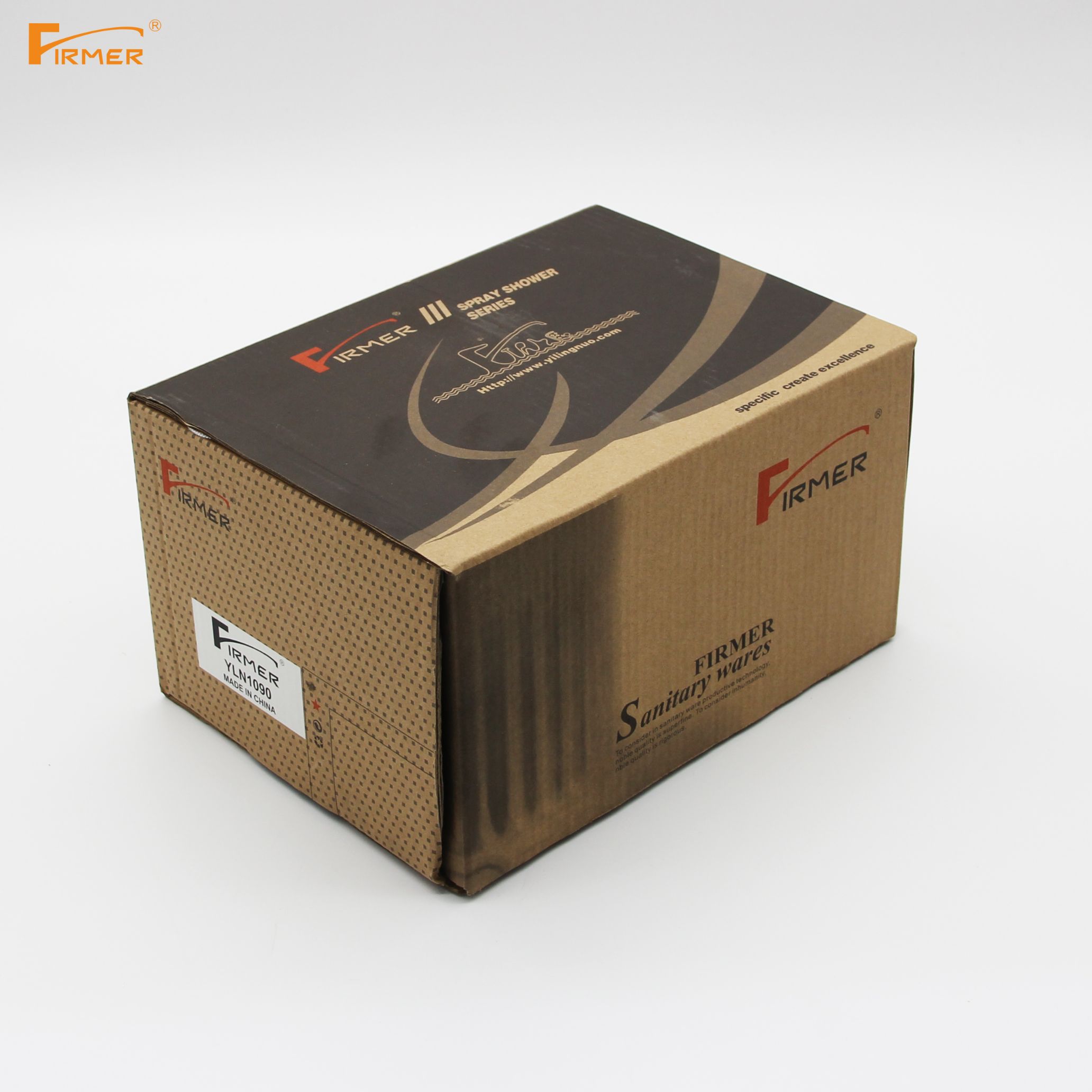 FIRMER all-copper hot and cold water shower faucet, three-in-one shower head, bathtub faucet Item Picture