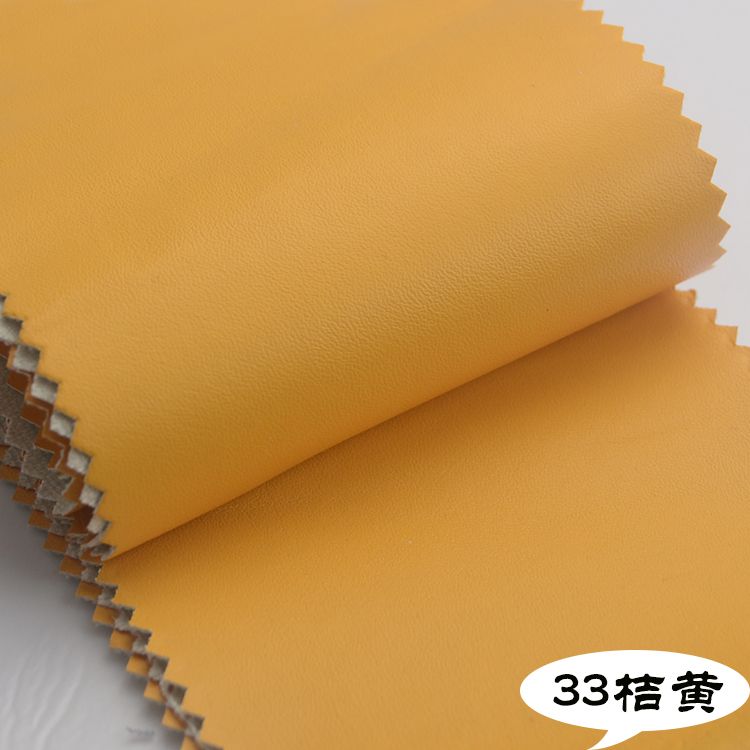 现货多色纳帕纹细纹人造革箱包皮具面料详情图11