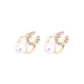 The new 925 silver needle small fragrance air quality pearl earrings are less likely to cause allergies for women. They have a high-end stud feel and are popular online earrings and pomelo earrings Item Picture