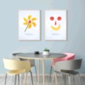 Restaurant decorative paintings, dining room table background wall paintings, modern and simple living room wall paintings, dining room fruit wall paintings Application Scenario