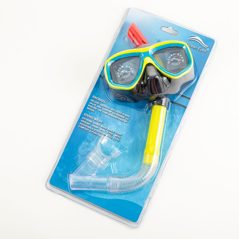 Snorkeling tube set adult snorkeling mask professional snorkeling equipment two-piece set 8011-69BA