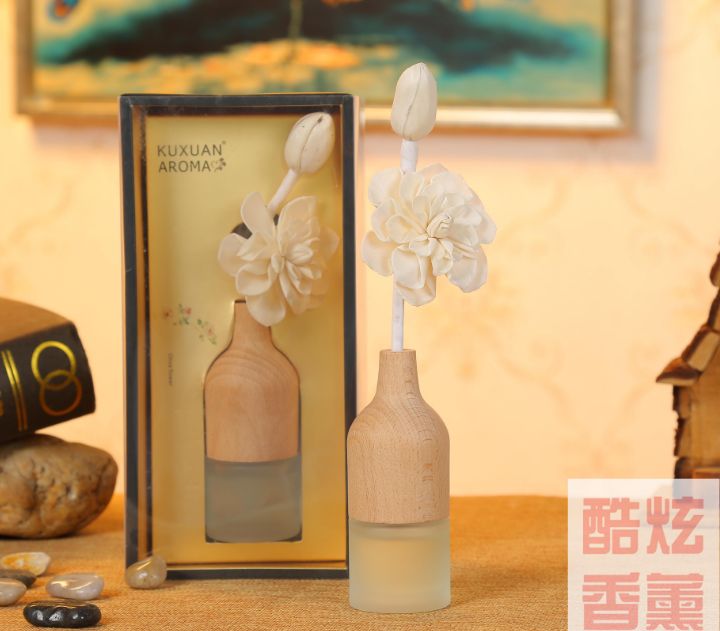 欧式无火香薰液体香薰瓶装除臭香薰瓶干花空气净化香薰套装