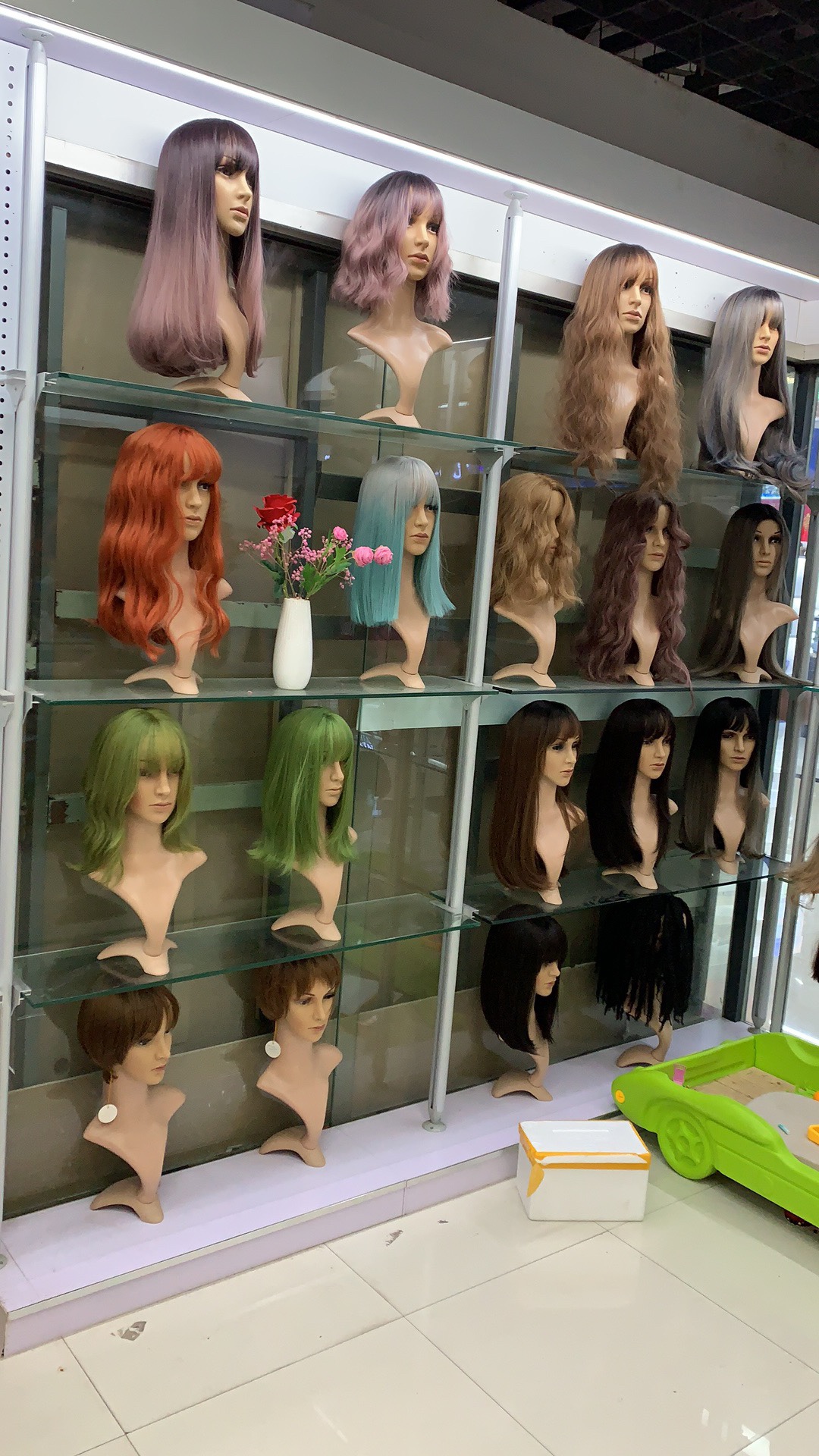 Matte high-temperature silk simulation wig for women, rose net high-end women's wig custom-made and wholesale details Picture