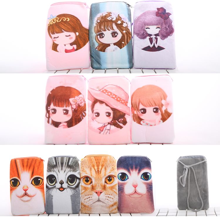 Paula creative goods crossbody bag, you can put mobile phones, coins out of the necessary wallet mobile phone bag