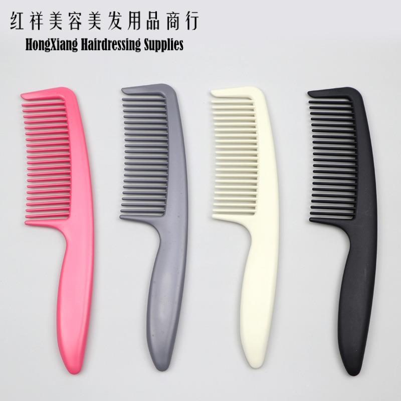 家用彩色塑料梳 顺发梳卷发直发梳子 家用宽齿梳圆润不伤发可定制产品图