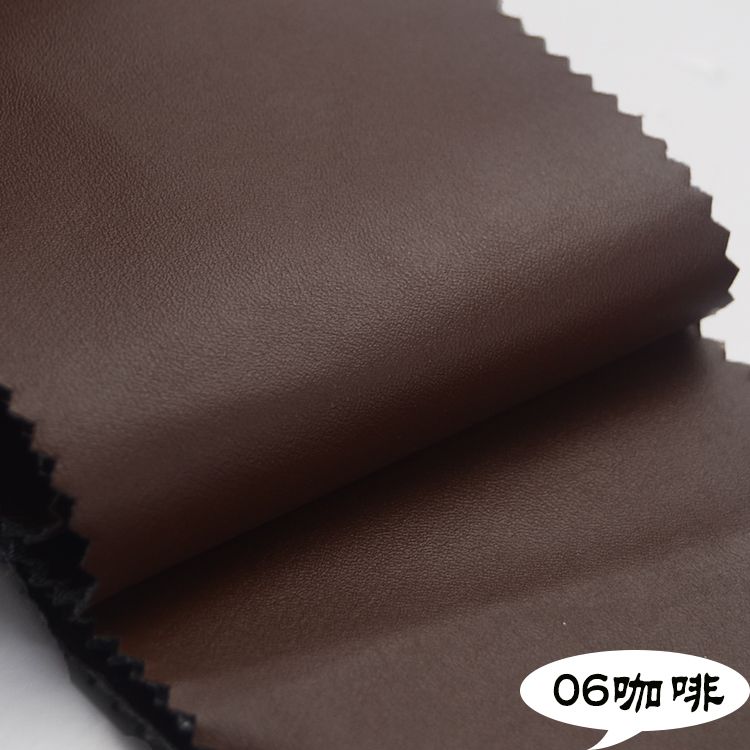 现货多色纳帕纹细纹人造革箱包皮具面料详情图6