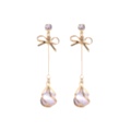 S925 silver Needle cat's eye stone earrings, the same style as the Internet celebrity, exude elegance and slimming charm. Versatile and elegant earrings from Japan and South Korea. Long women's earrings with pomelo ears undefined