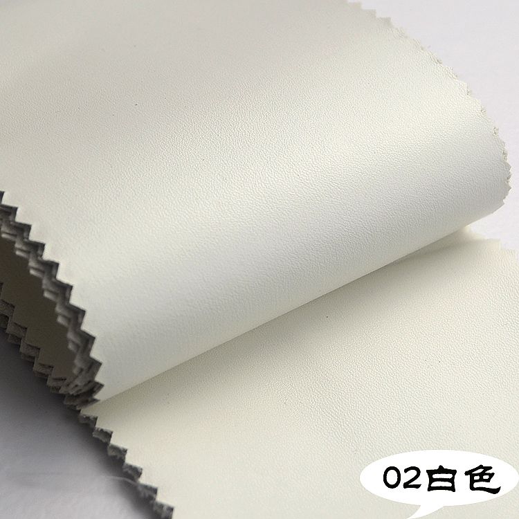 现货多色纳帕纹细纹人造革箱包皮具面料详情图3