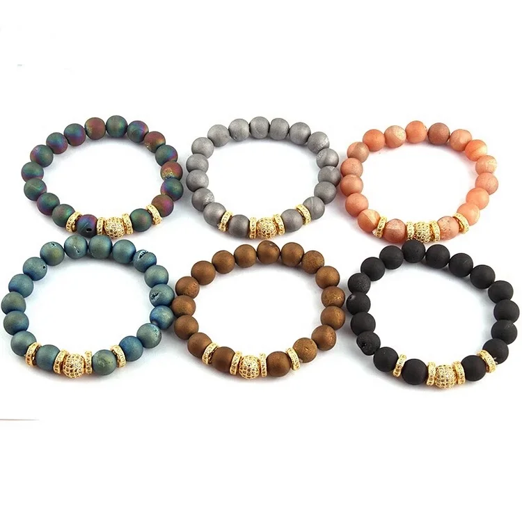 Volcanic stone bracelet
