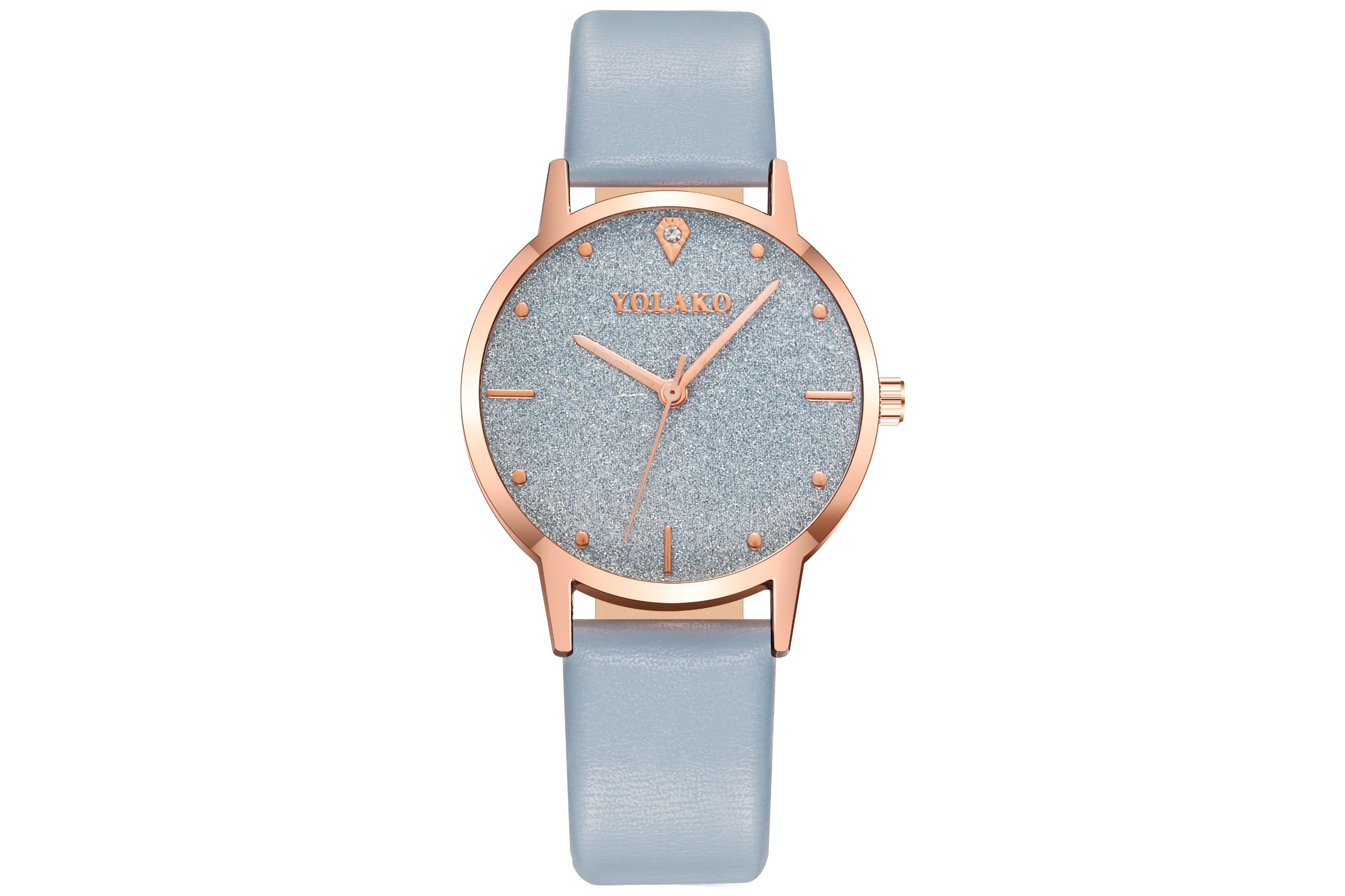 Oulaike multi-color leather strap ladies' watch