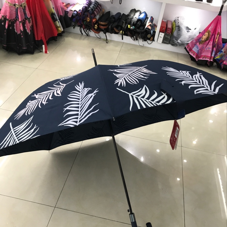 Item No. 1041 Long Umbrella With Water-Changing Feathers details Picture
