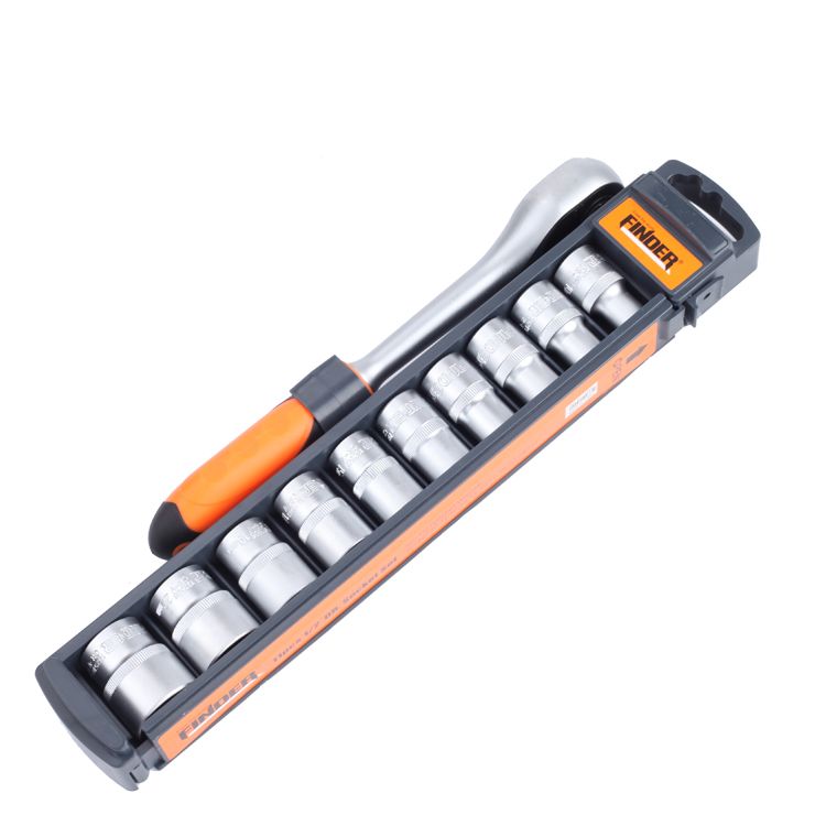 11PC塑架套筒组套1/2"  DR.Sockets Set