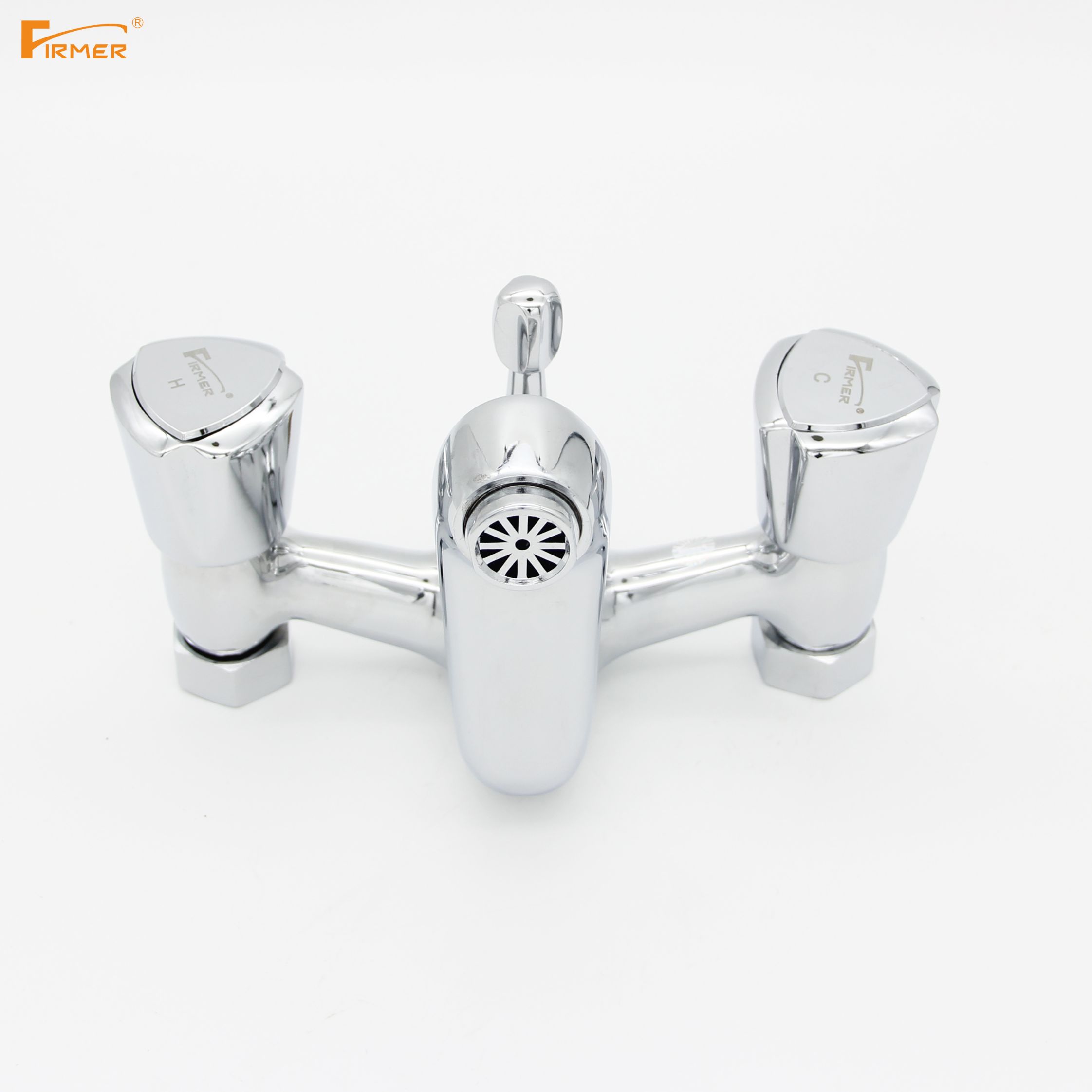 FIRMER all-copper hot and cold water shower faucet, three-in-one shower head, bathtub faucet Specification image