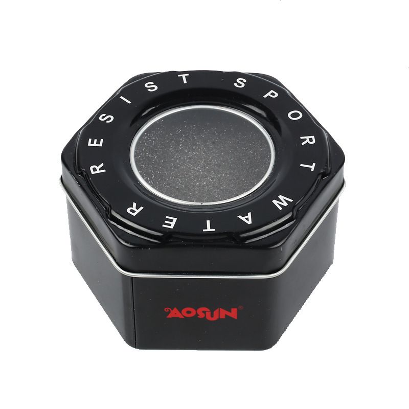 黑色机械表铁盒手表盒批发Gift box石英电子表包装盒子创意礼品盒详情图5