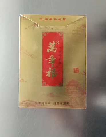 五开绒布富贵牡丹金字春联（普装）细节图