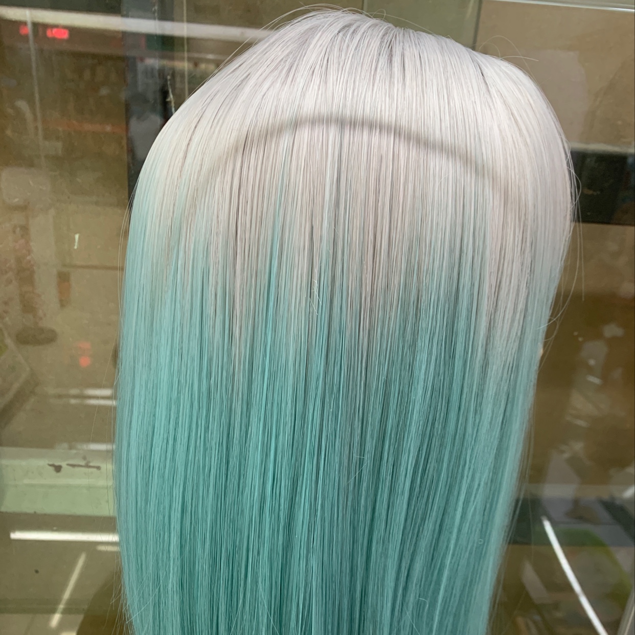 Customized dyed avant-garde women's wigs, rose net simulation wigs, women's cosplay wigs, custom-made and wholesale Specification image