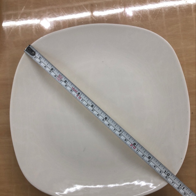 10.5-inch square plate! Ceramic plates, bowls and spoons! Special offer, stock, 36 pieces in stock per box details Picture